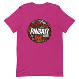 PINBALL WORDS PINBALL SHAPED PINBALL T-SHIRT