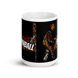 PINBALL WORDS PLAYER SHAPED PINBALL MUG