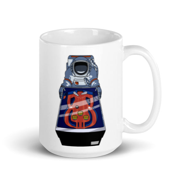 PINS IN SPACE PINBALL MUG