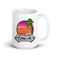 PINBALLS AND DREAMS BEACH PINBALL MUG